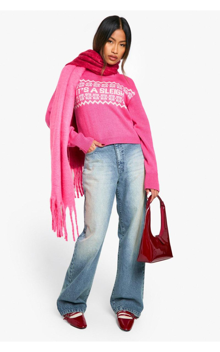 Це різдвяний джемпер на санях