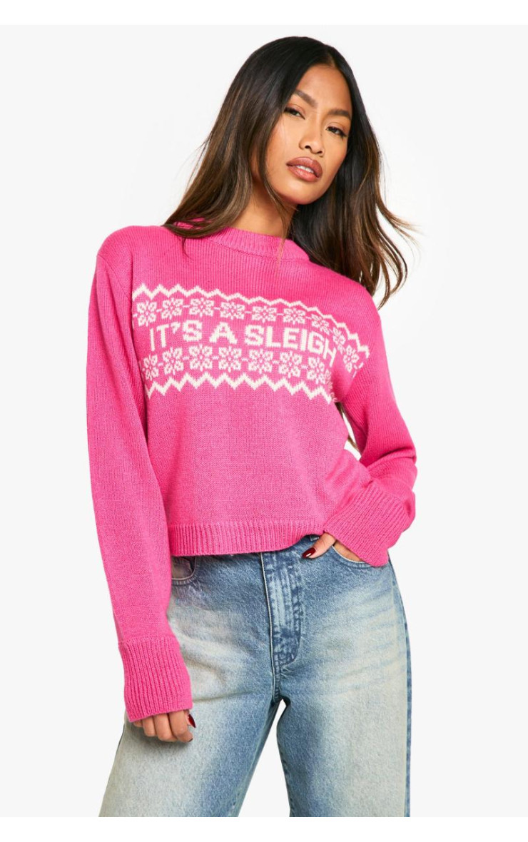 Це різдвяний джемпер на санях