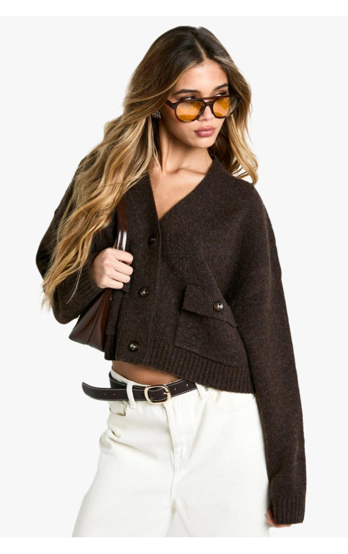 Кишенькові деталі кардиган