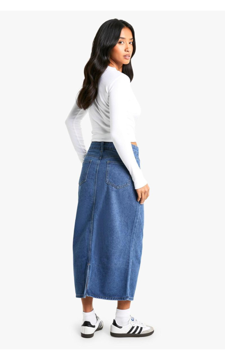 Маленька джинсова спідниця Midaxi