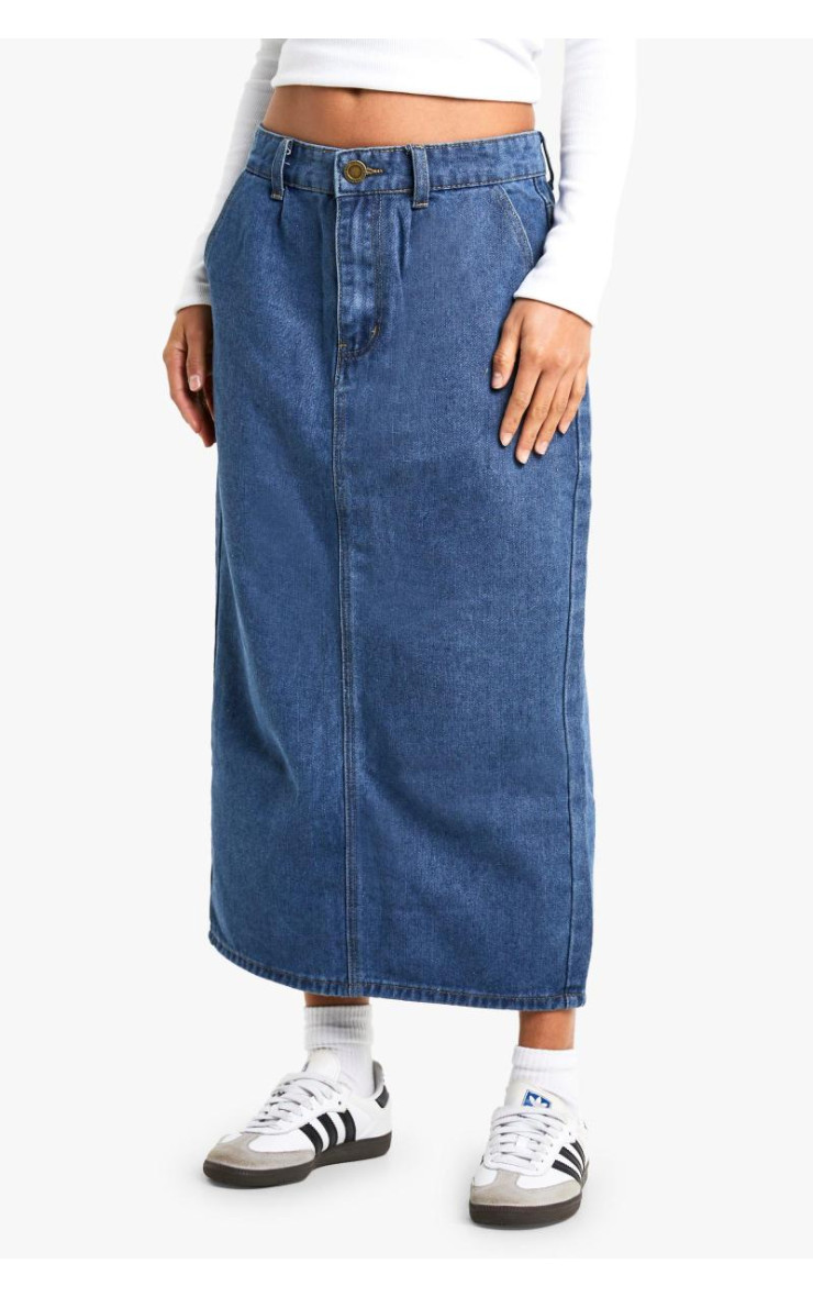 Маленька джинсова спідниця Midaxi