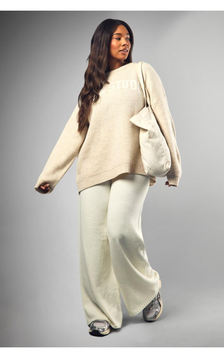 Плюс джемпер з круглим вирізом DSGN