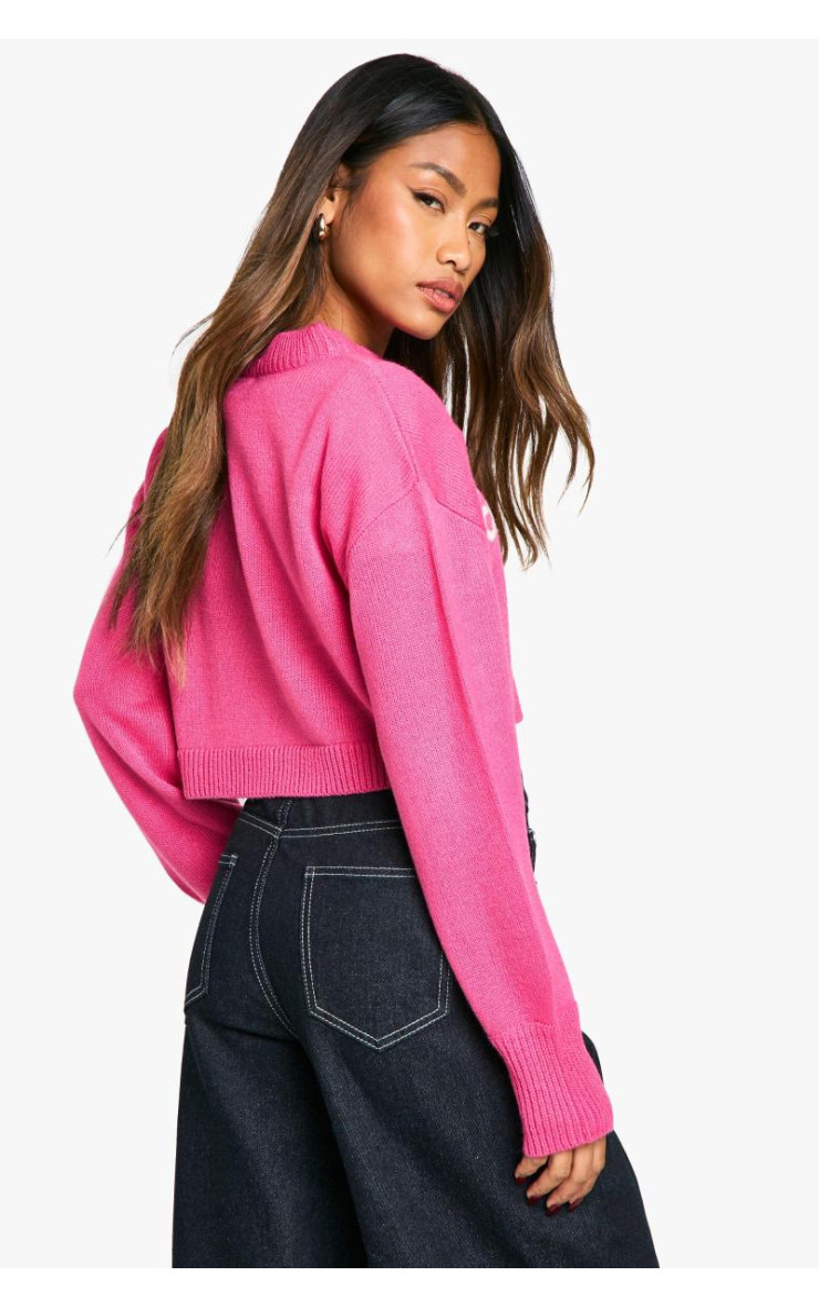 Укорочений джемпер із лозунгом «Даючи Різдво».