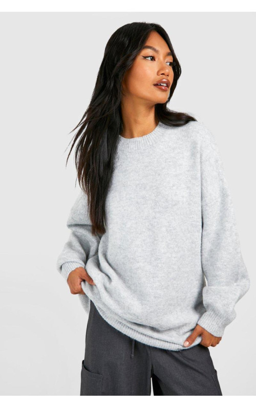 М'який трикотажний довгий джемпер