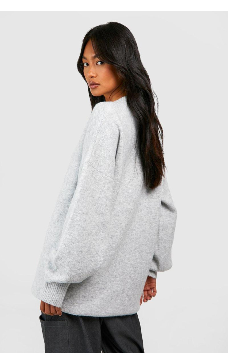 М'який трикотажний довгий джемпер