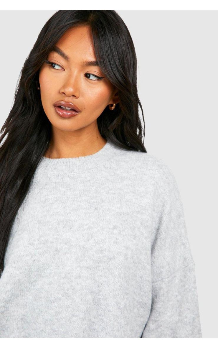 М'який трикотажний довгий джемпер