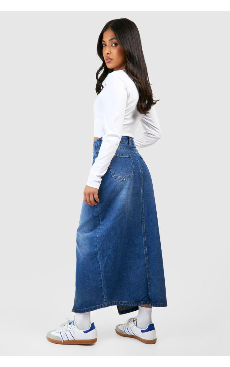 Маленька середня мийка спідна передня джинсова спідниця