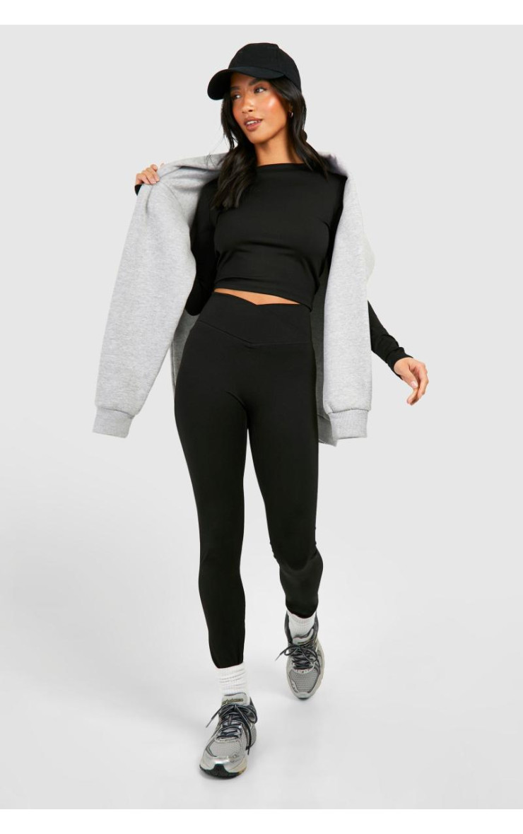 Маленькі суперм’які легінси персикового кольору з V-подібним поясом