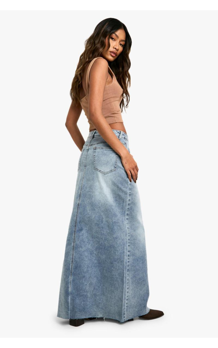 Спідниця максі зі шнурівкою