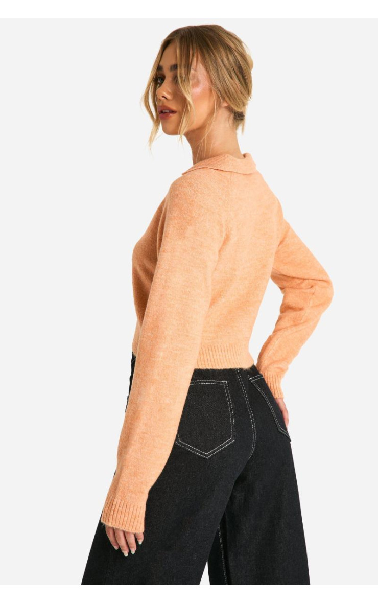 М'який в'язаний тонкий датчик обрізаний перемичок для коміра поло