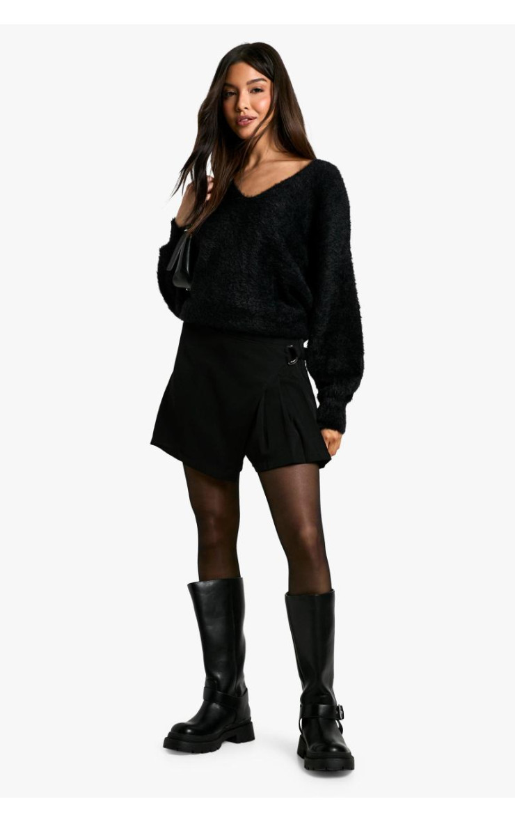 Плісирована міні-спідниця