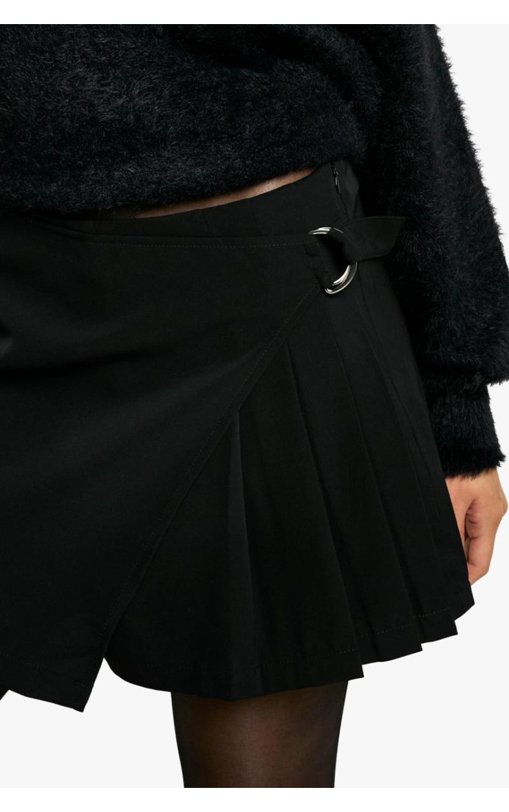 Плісирована міні-спідниця