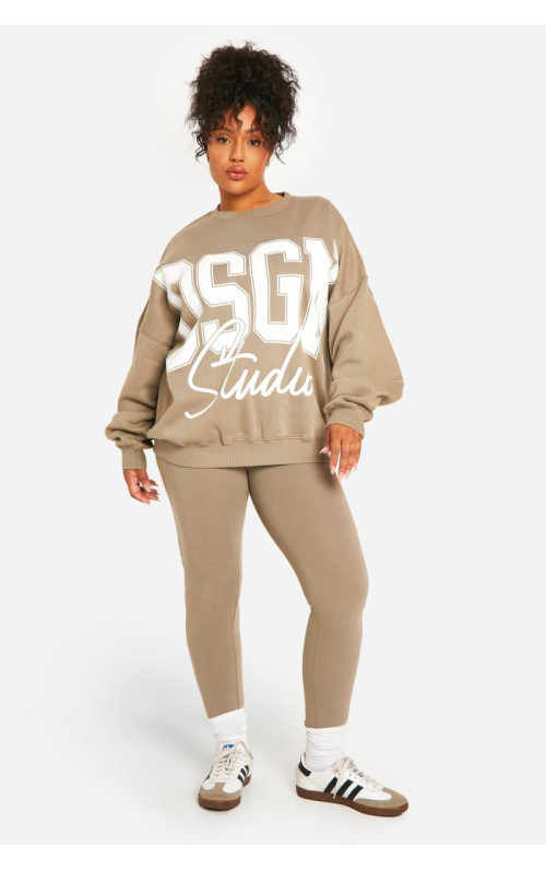 Плюс великий світшот Dsgn і легінси