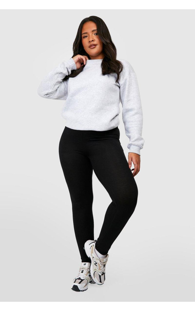 Плюс базові легінси з високою талією