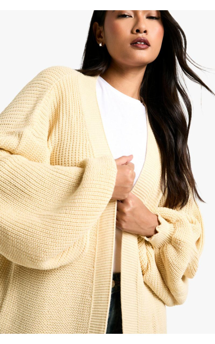 Величезний кардиган з рукавами-балонами