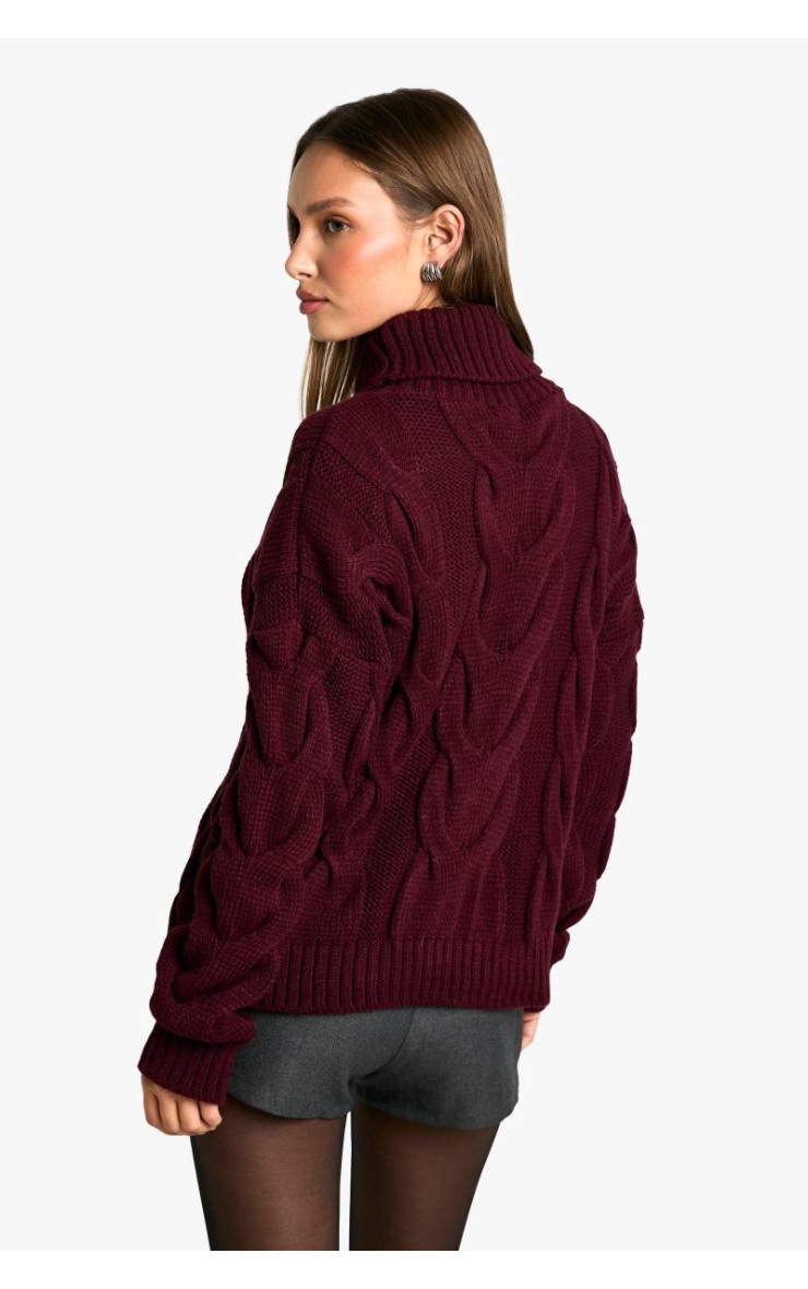 Величезний джемпер із широким вирізом із широким вирізом