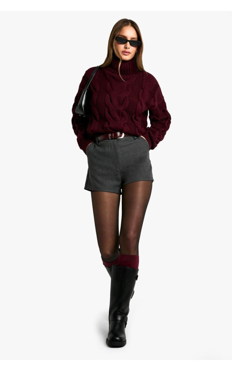 Величезний джемпер із широким вирізом із широким вирізом