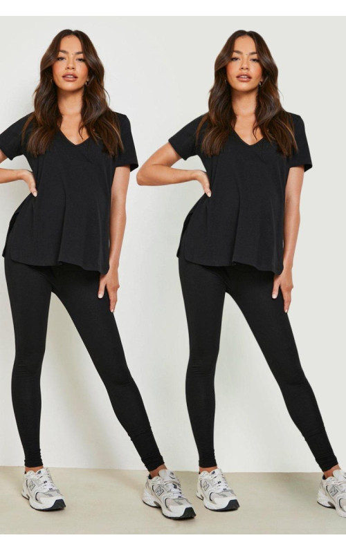 Пакет легінсів для вагітних 2 Over The Bump