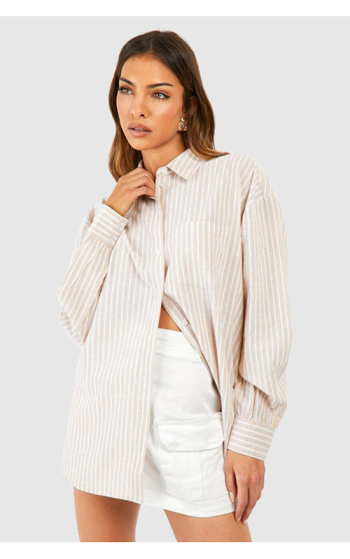 Велика сорочка в смужку