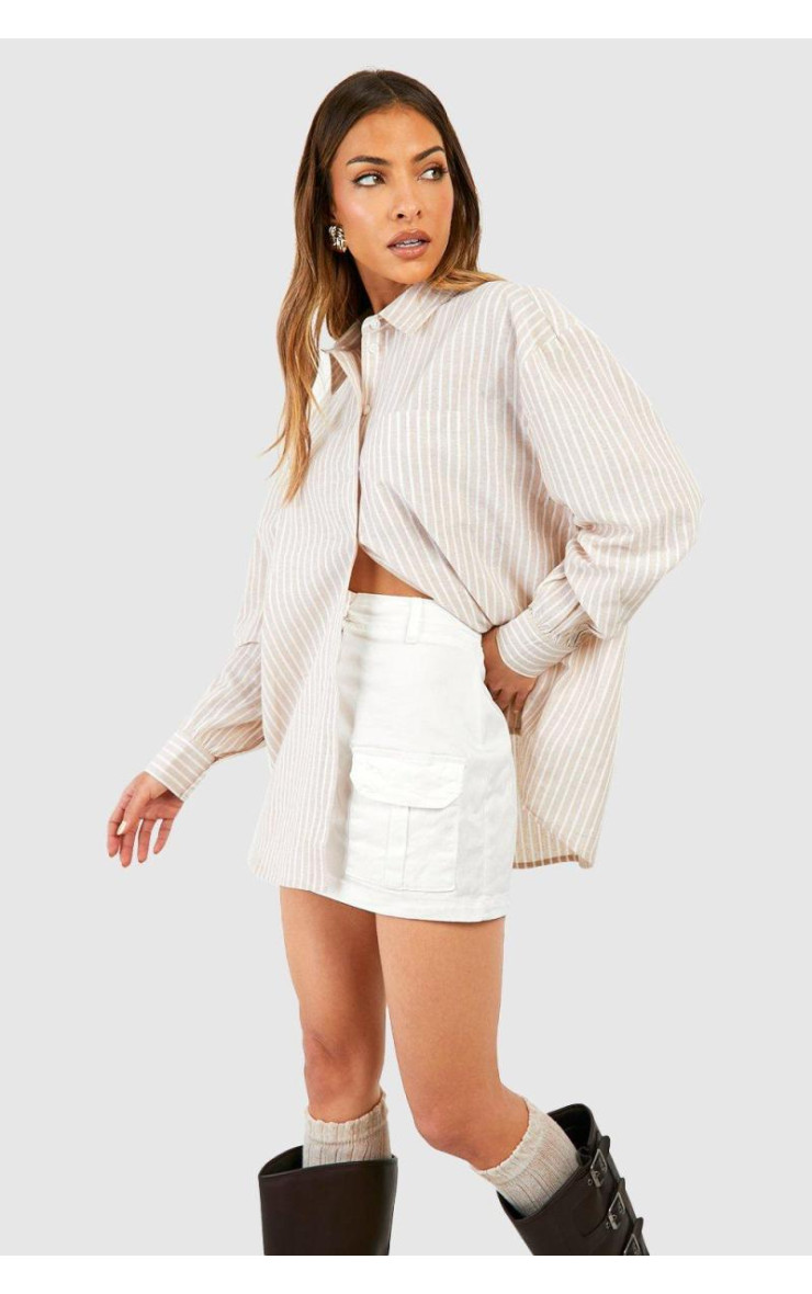 Велика сорочка в смужку
