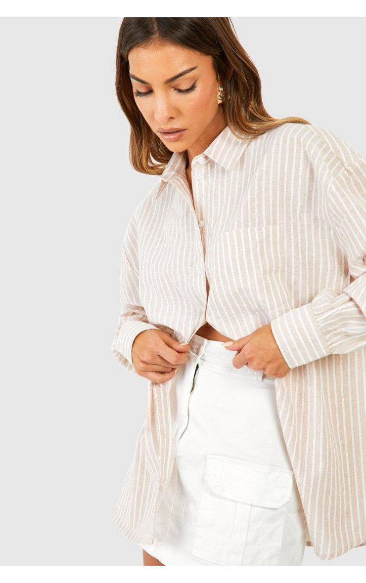 Велика сорочка в смужку