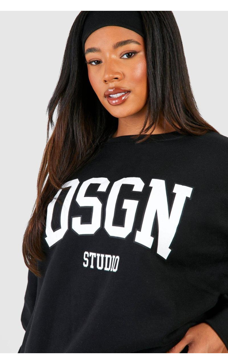 Плюс спортивний костюм Dsgn Studio Slogan Legging