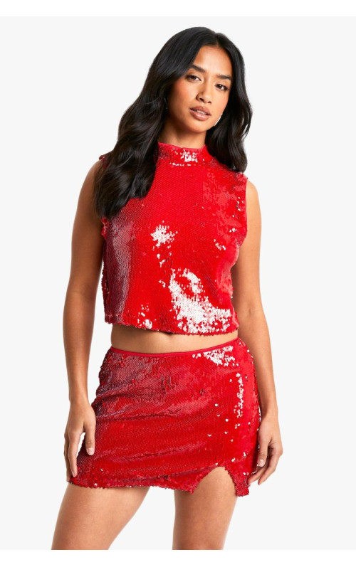 Маленька міні-спідниця з блискітками