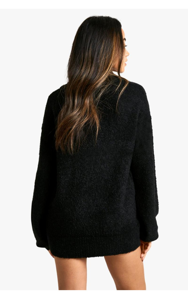 Міні-джемпер Borg з глибоким V-подібним вирізом