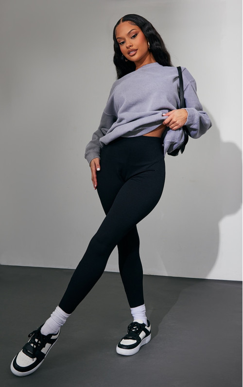 Чорні легінси Sculpt Rib