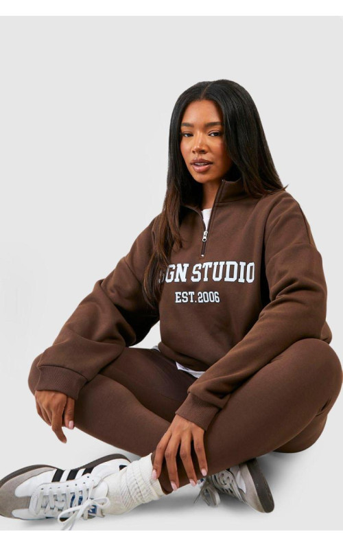 Плюс Dsgn Studio Напівзастібка та легінси