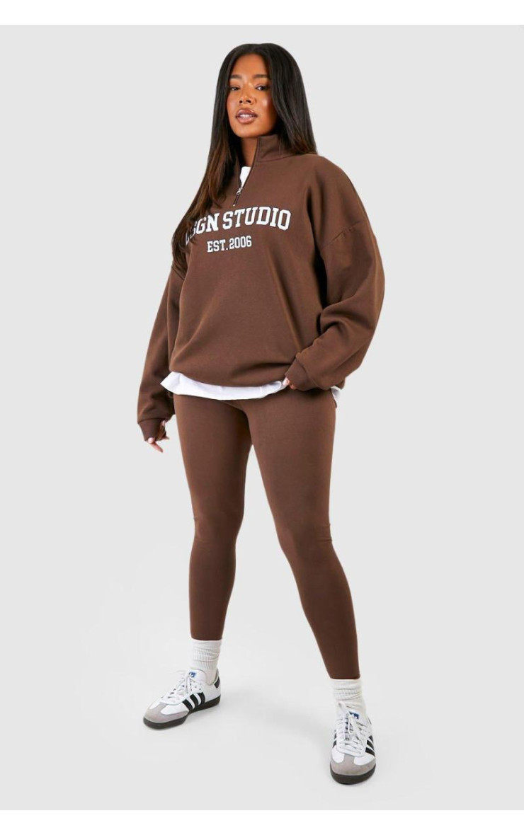 Плюс Dsgn Studio Напівзастібка та легінси