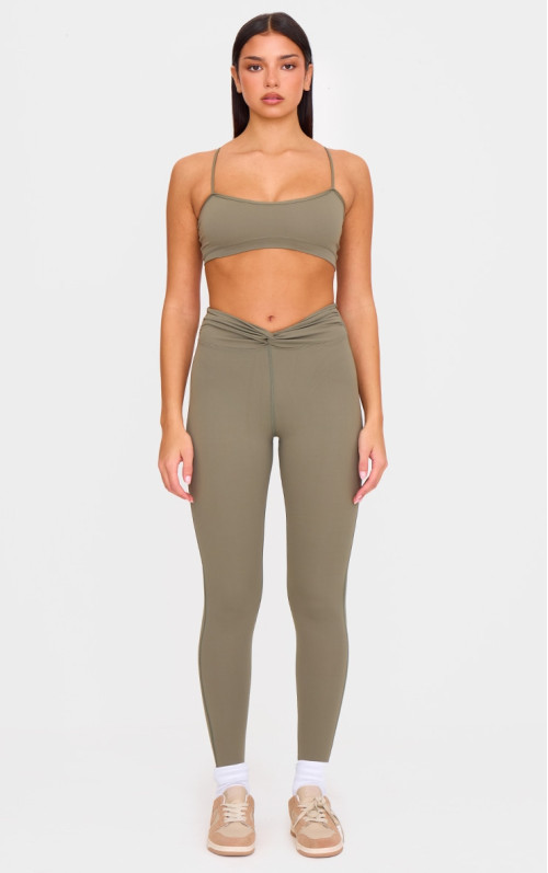 Легінси Olive Sculpt Twist Front Gym