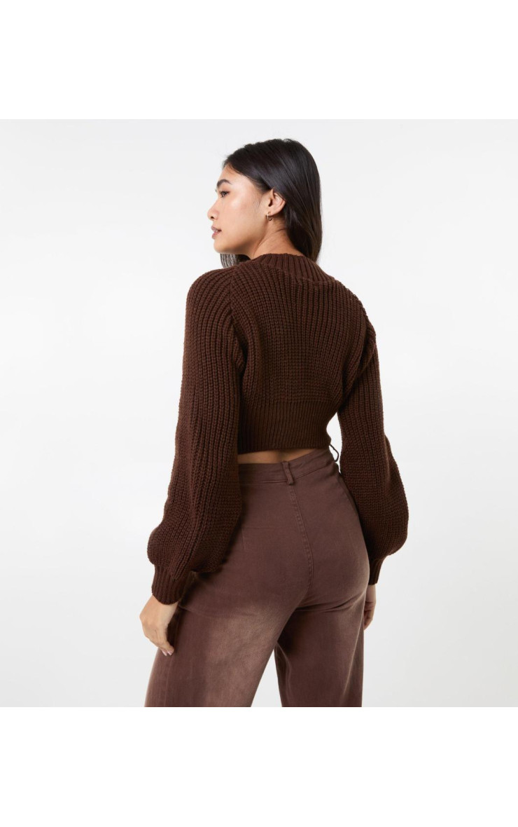 Висока в’язана на шиї джемпер