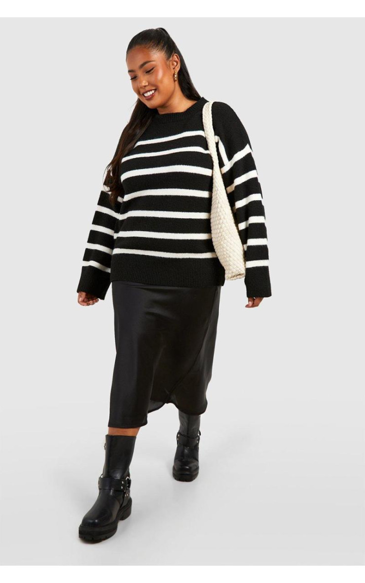 Атласна спідниця Midaxi з косим кроєм